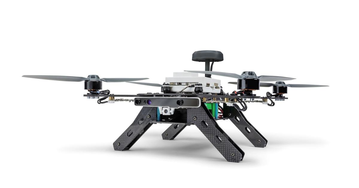 The Aero is a hardware platform developers can use to develop drone applications. (Photo: Intel Corporation)