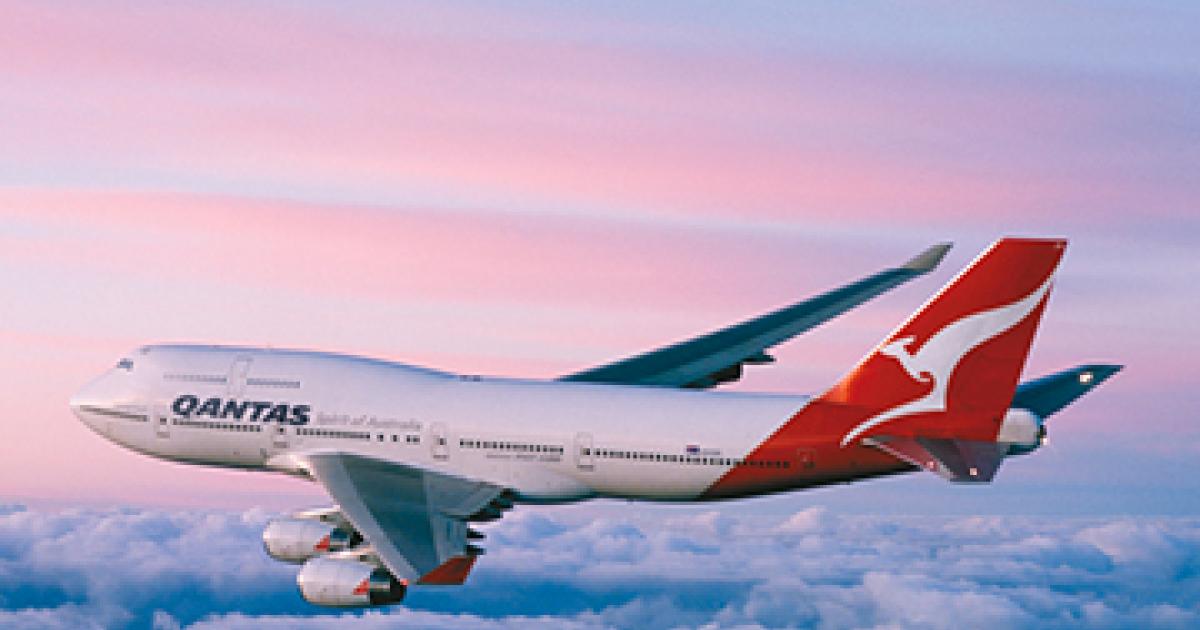 Qantas has achieved significant improvements in operating margins on both international and domestic routes. [Photo: Qantas]