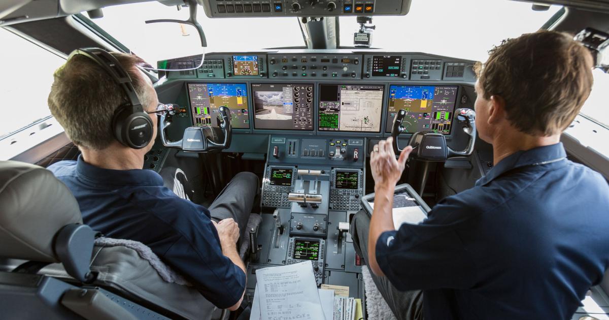 Nearly 20 percent of business aircraft crews do not conduct a proper before-flight control check, according to an NBAA study.
