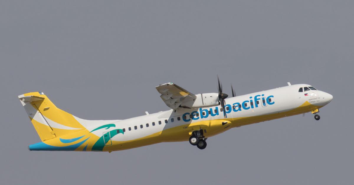Cebu Pacific's new ATR 72-600s seat 78 passengers. (Photo: ATR)
