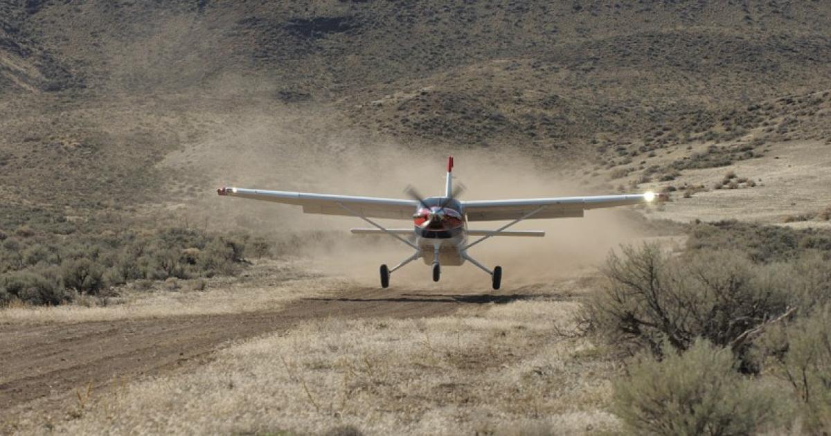 Quest Aircraft added Chilean certification to its list of approvals for its Kodiak 100. The turboprop single's ability to perform short takeoffs and landings from unimproved fields makes it appealing to operators in Latin America, the company said. (Photo: Quest Aircraft) 