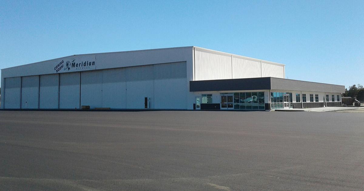 Slated to open in October, Meridian's new facility at San Francisco-area Hayward Executive Airport is the company's first expansion outside its Teterboro, New Jersey headquarters.