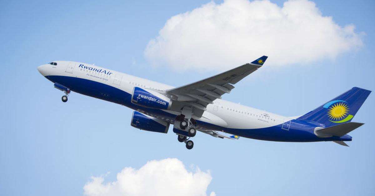 RwandAir took delivery of its first Airbus A330-200 on September 28. (Photo: Airbus)
