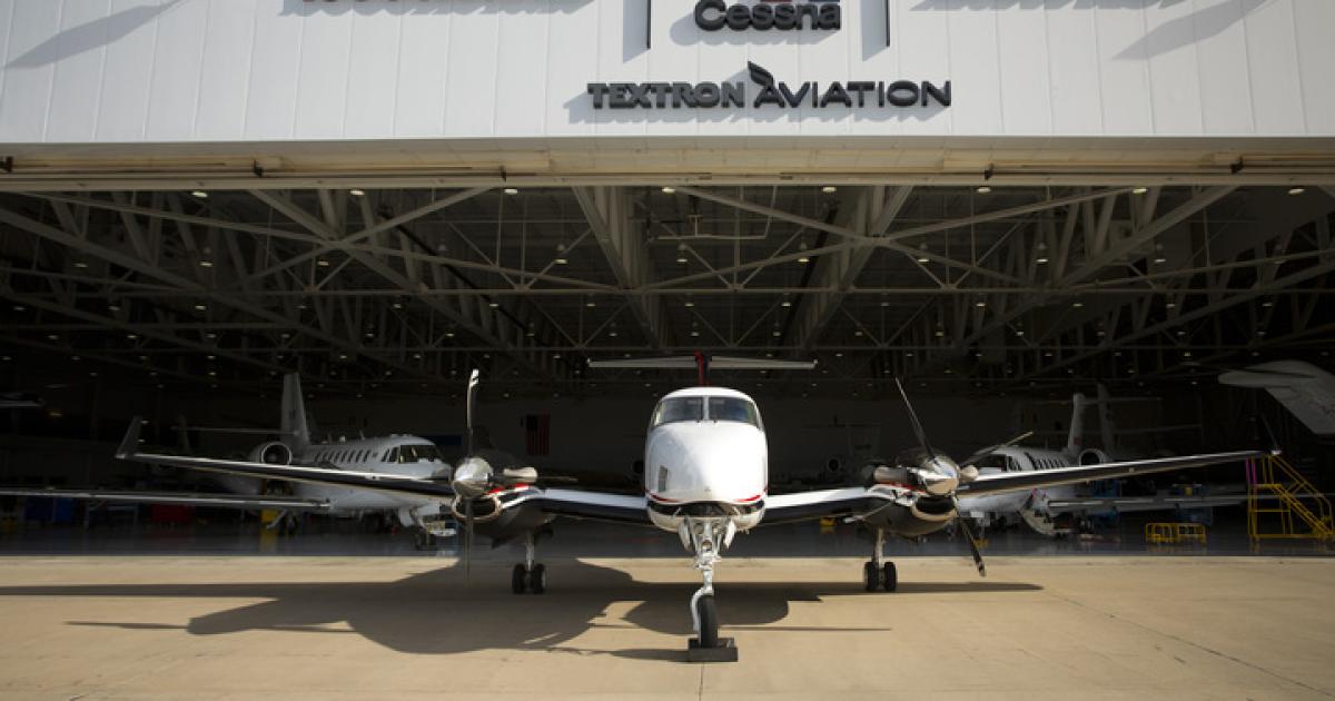 As part of a cost restructuring effort, Textron Aviation will close its service centers in Atlanta and Wilmington, Delaware. (Photo: Textron Aviation)