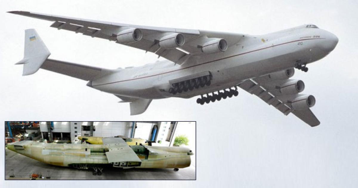 China is rebuilding an An-225 Mriya airlifter and expects to complete the project in 2019. (Photos: Antonov Mike Yeo)