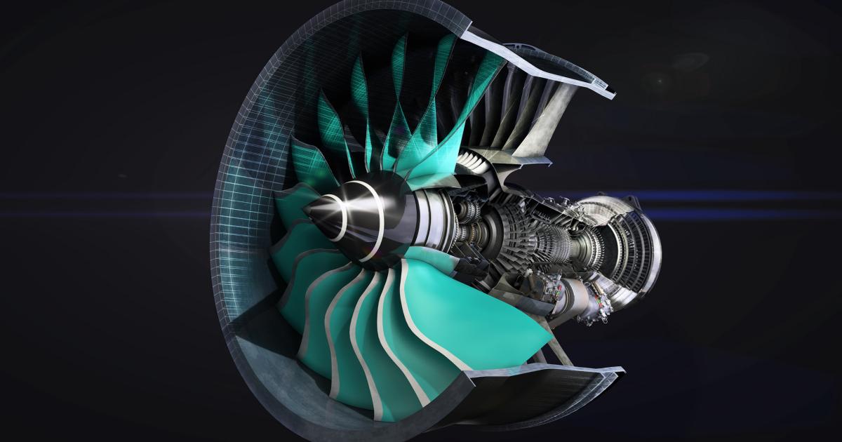 The Rolls-Royce UltraFan's gearbox produces up to 100,000 horsepower. (Image: Rolls-Royce)