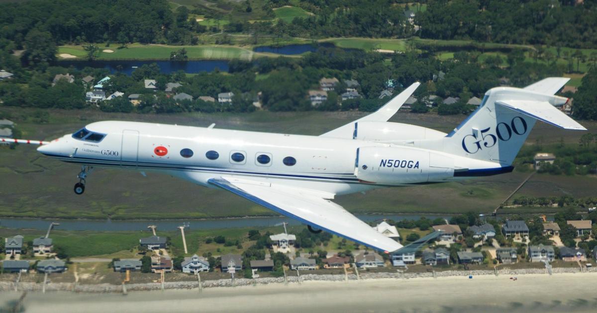 Gulfstream’s new G500 and G600 large cabin business jets are making rapid progress with their certification programs.