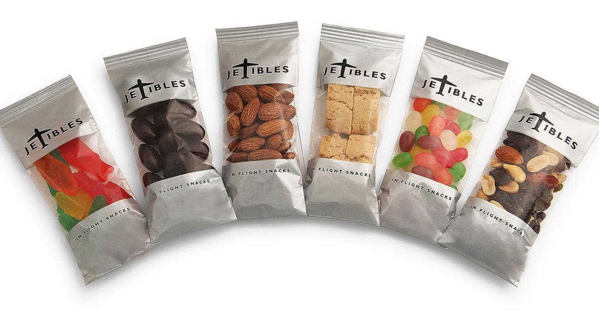 Around lunchtime you may notice people lining up on the show floor to sample Torn Ranch’s new Jetibles: milk chocolate caramels, dried Turkish apricots, sea salt and vinegar cashews and much more.
