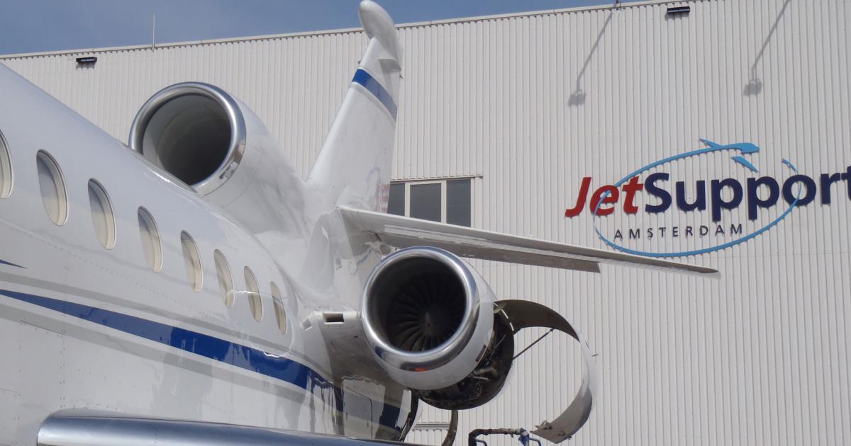 Dutch MRO provider JetSupport has added the Falcon 900EX EASy to the family of Dassault aircraft it is authorized to service.