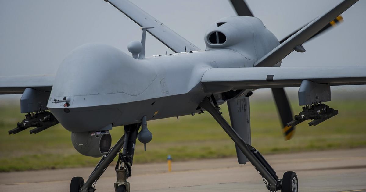 A U.S.-made General Atomics MQ-9 Reaper participated in a demonstration at Cannon Air Force Base in May. (Photo: U.S. Air Force)