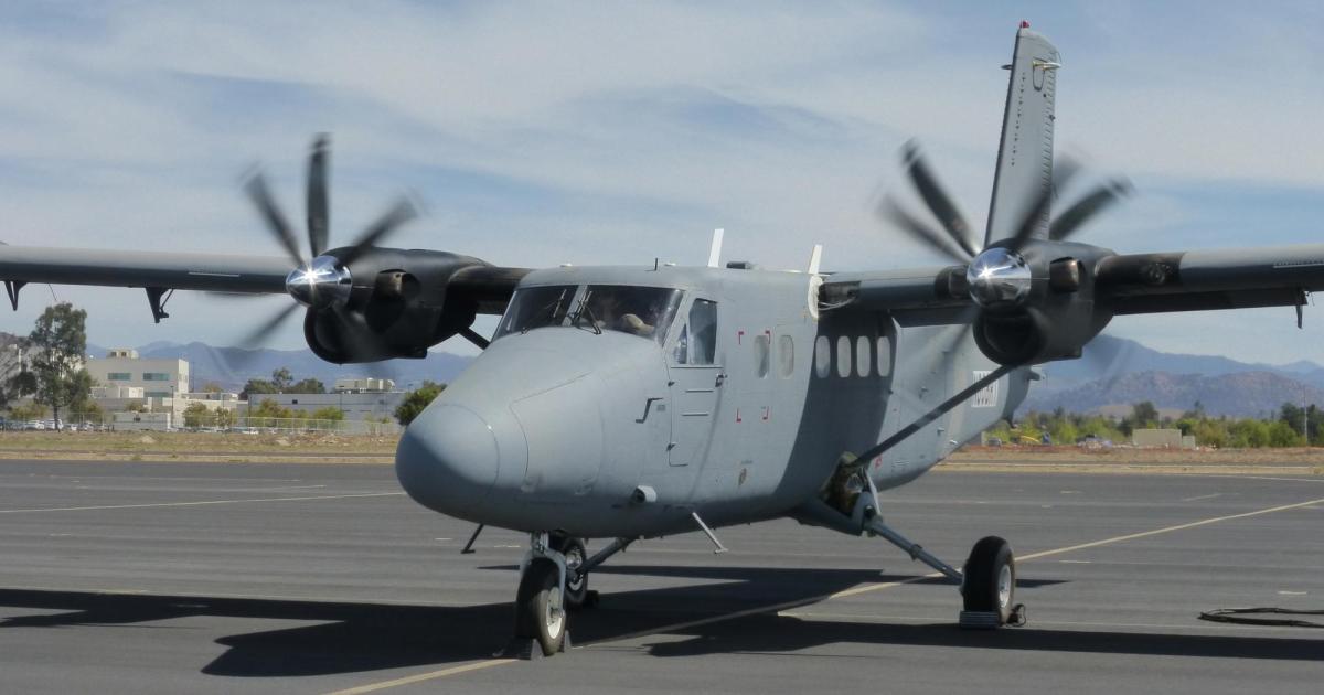 With 1,500 pounds more useful load, an Ikhana-modified DHC-6 has greater utility.