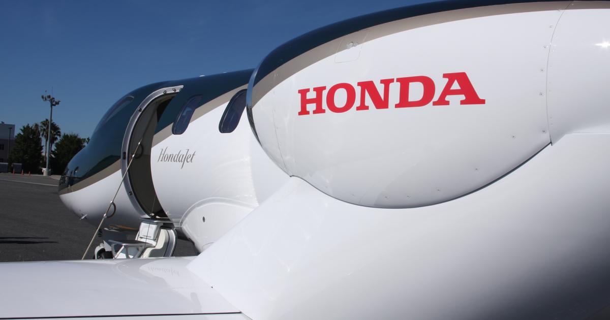 With a selection of new speed records to its credit, the HondaJet is now represented by dealers covering potential new markets. SYI Aviation in Panama City, Panama, is expected to expand Honda Aircraft’s presence in the middle Americas. (Photo: Barry Ambrose)