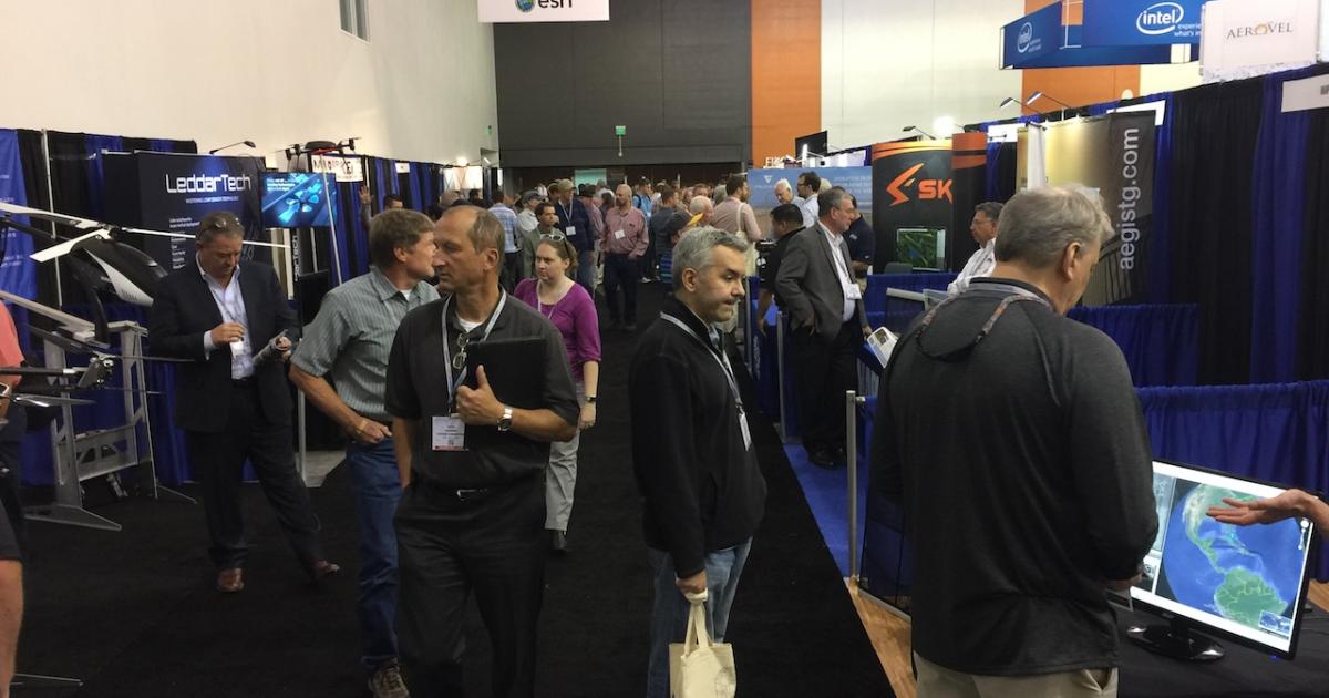 Drone World Expo 2016 attracted a large crowd to the San Jose Convention Center. Photo: Matt Thurber