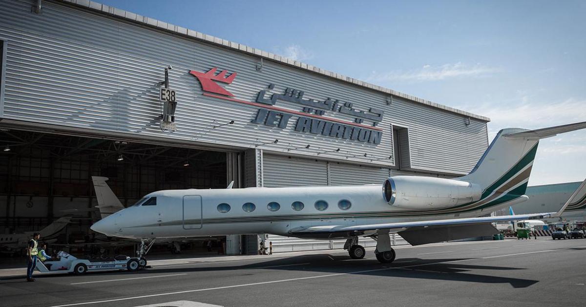 The Jet Aviation FBO ramp at the Dubai International Airport has seen more than 25,000 business aircraft since the award-winning facility first opened in 2005.
