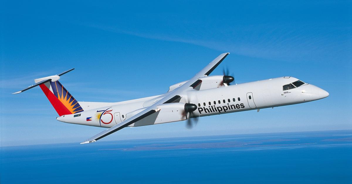 Bombardier plans to deliver five Q400s on firm order from Philippines Airlines during 2017. (Courtesy: Bombardier Commercial Aircraft)