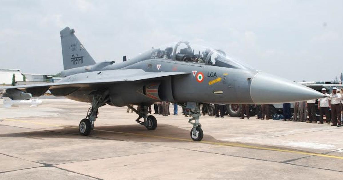 The carrier-capable version of the HAL Light Combat Aircraft (LCA) does not meet the Indian Navy’s requirement. (photo: HAL)