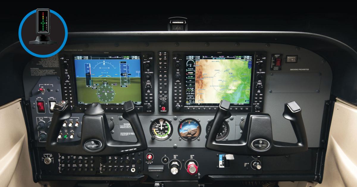 The Safe Flight angle-of-attack system is standard equipment on all Cessna Skyhawk 172S models. (Photo: Textron Aviation)