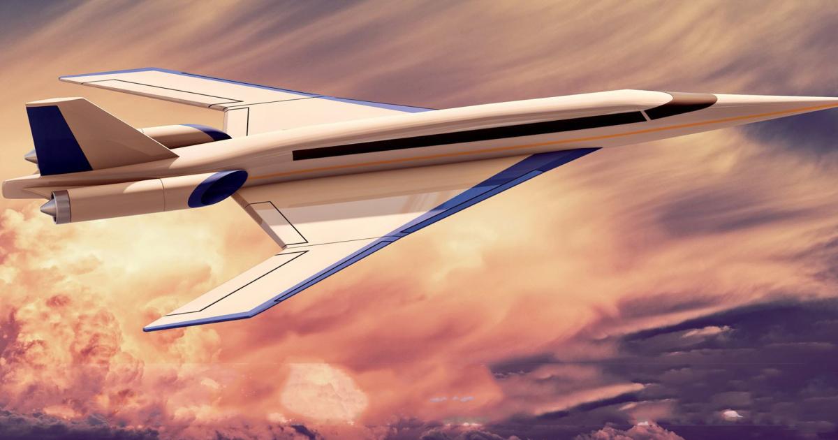 Spike Aerospace expects to certify its $60 to $80 million, low-boom, Mach 1.6 SSBJ by 2023. To keep on that path, it plans to fly a low-speed demonstrator this summer and a supersonic prototype by the end of next year. (Photo: Spike Aerospace)
