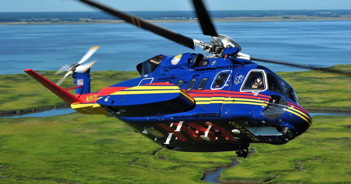 The North Slope Borough in Alaska introduced a new S-92 helicopter into search and rescue service in September 2016. [Photo: Sikorsky]