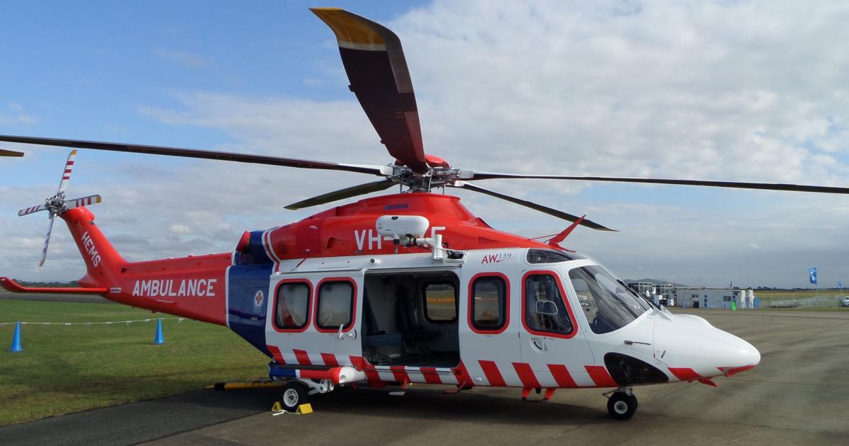 Leonardo continues to extend its product line with new models, while improving legacy helicopters, such as the AW139. The medium twin is the company’s top seller, with 800+ delivered and more than 1,000 on order for a variety of roles, including helicopter emergency medical service (HEMS).