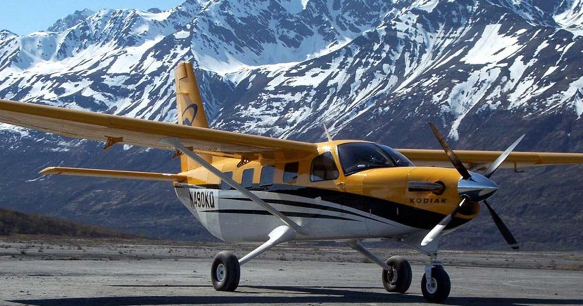 2016 was a record for deliveries at Quest Aircraft, which shipped 36 of its Kodiak 100 turboprop singles to customers last year. (Photo: Quest Aircraft)