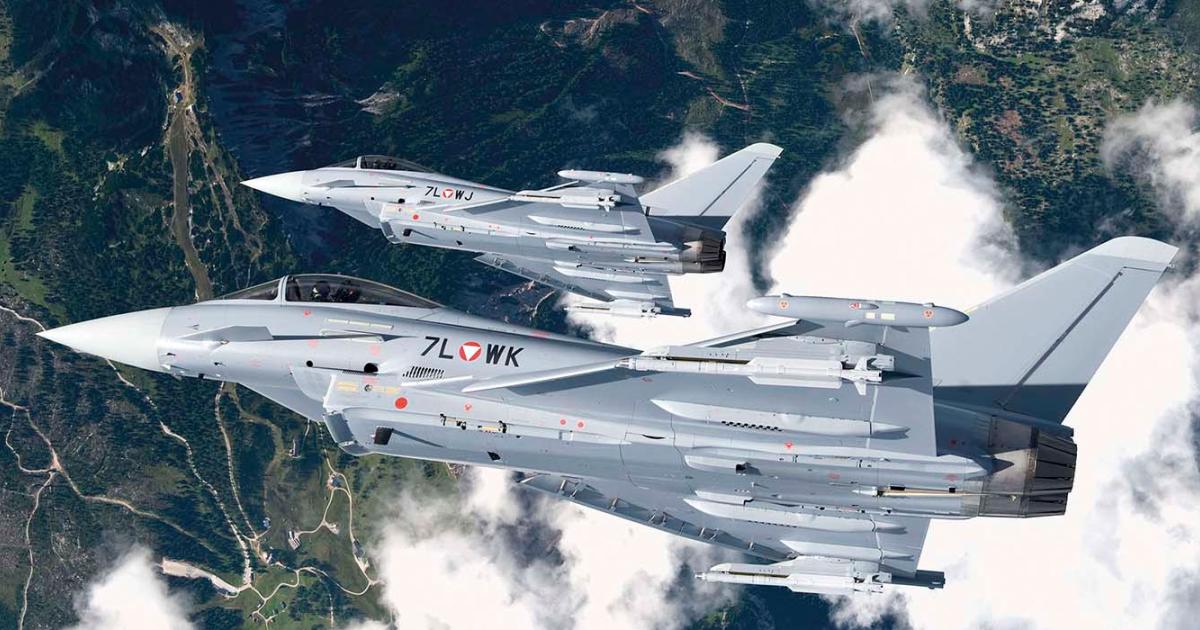 The Austrian government placed an order for 15 Eurofighters in 2003. That deal is now under scrutiny.