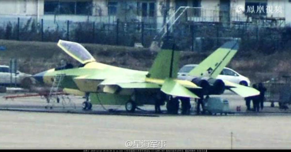 A second prototype of the FC-31 has flown at Shenyang. (Image: Chinese Internet)