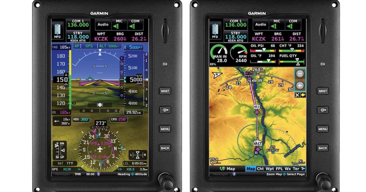 Dual 7-inch G3X Touch displays illustrate the options available to owners of LSA and experimental aircraft.