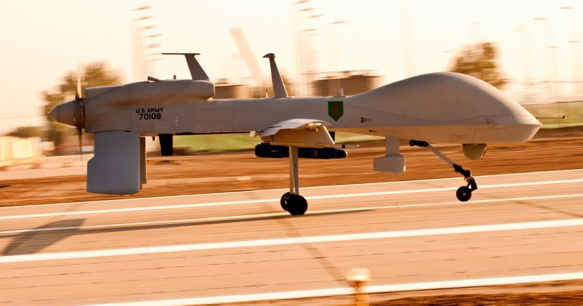 The General Atomics MQ-1C Gray Eagle is capable of multiple missions and can be armed with Hellfire missiles. (Photo: U.S. Army)