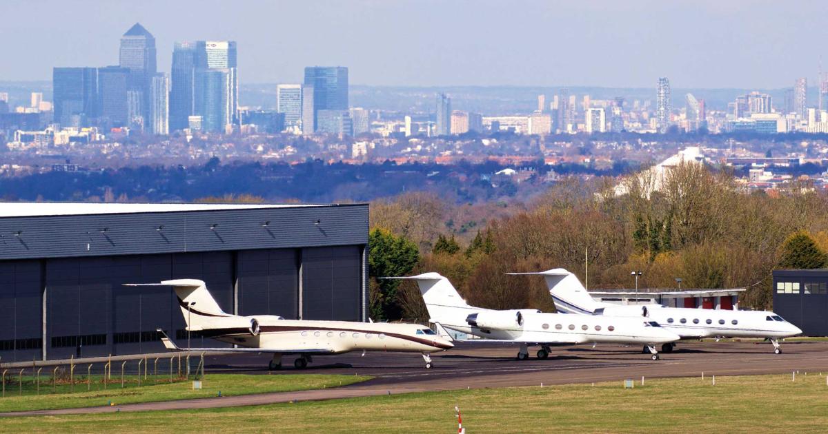 With its proximity to London's Canary Wharf financial district, Biggin Hill Airport is taking strides to meet future demand, with a major infrastructure package, that will include a massive new hangar, more office space, additional ramp, and even a four-star hotel.