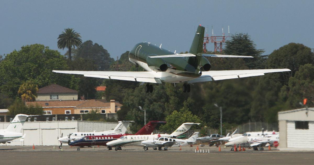 The city's plans to cut the 4,973-foot runway down to 3,500 feet effectively eliminate access to the larger jets that currently fly there. (Photo: Barry Ambrose)