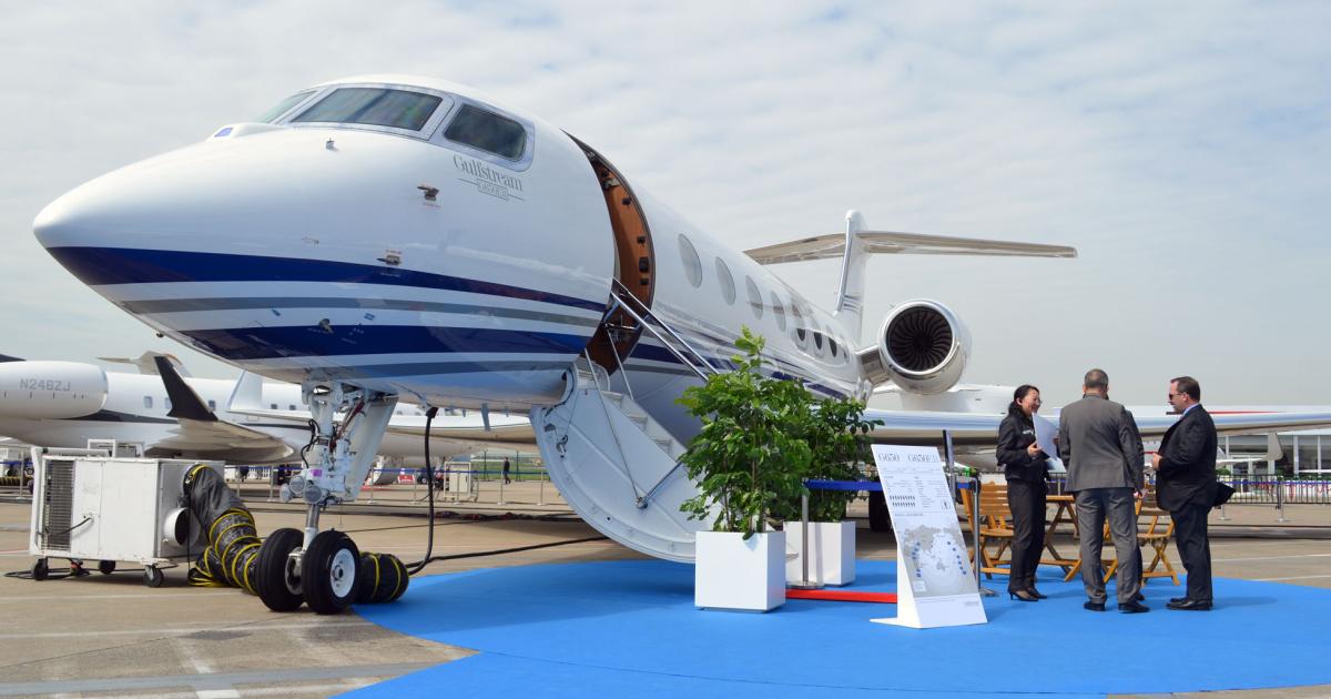 Gulfstream continues to be successful in the Chinese market, and is set to deliver the first B-registered G650.