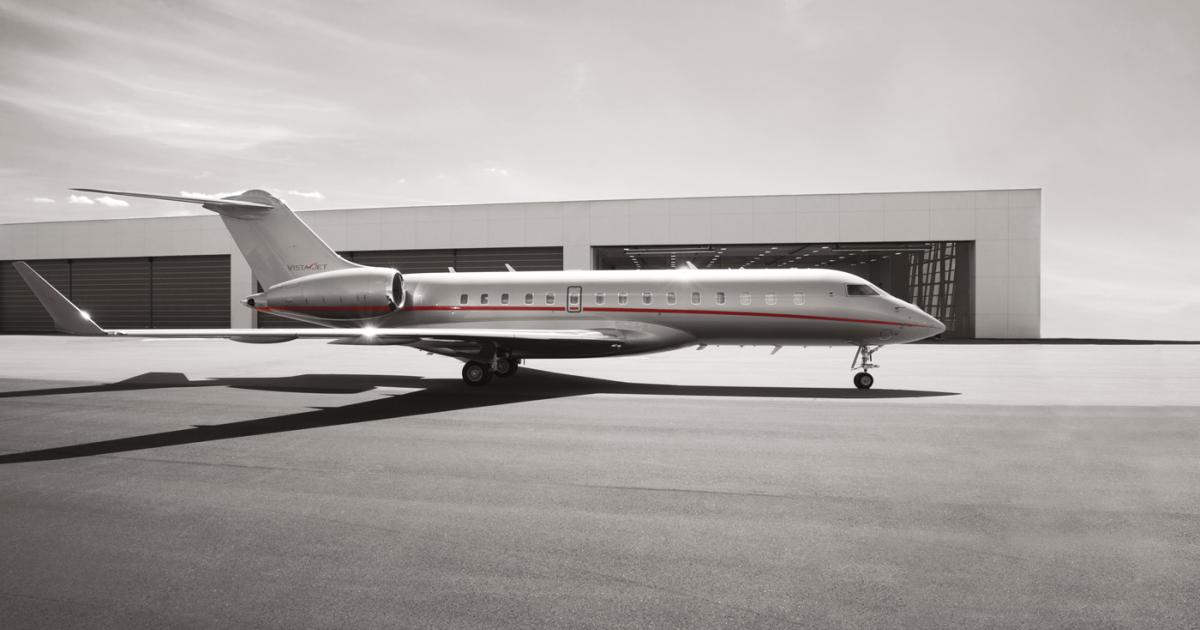 For now, VistaJet's fleet consists entirely of Bombardier Global and Challenger aircraft. [Photo: VistaJet]