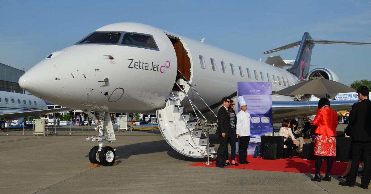 Zetta Jet’s new Global 6000 is the latest delicacy on its charter menu.