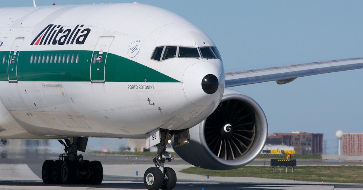 SkyTeam member Alitalia now operates under "extraordinary administration." (Photo: Flickr: <a href="http://creativecommons.org/licenses/by-sa/2.0/" target="_blank">Creative Commons (BY-SA)</a> by <a href="http://flickr.com/people/bribri" target="_blank">BriYYZ</a>)