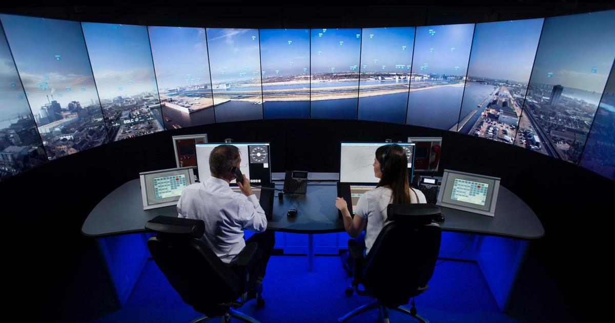 Air traffic controllers seated in a room some 80 miles from London City Airport will begin sequencing and separating traffic at the airport by 2019.