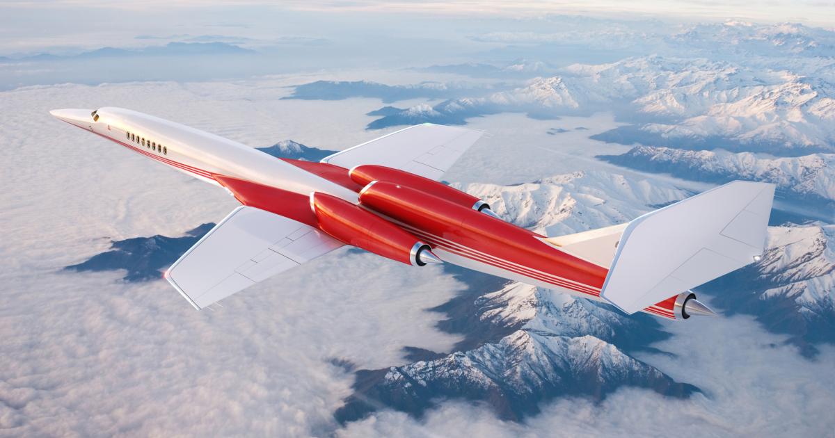 The Aerion AS2 could be formally launched next year following the selection of GE Aviation as the engine provider for the supersonic business jet. (Photo: Aerion)