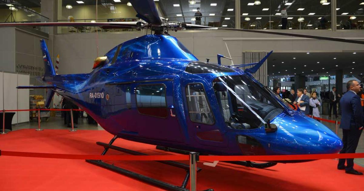 Russian oil-and-gas giant Rosneft has ordered 10 Leonardo AW189s, with a deal in the works for as many as 190 more. (Photo: Vladimir Karnazov)