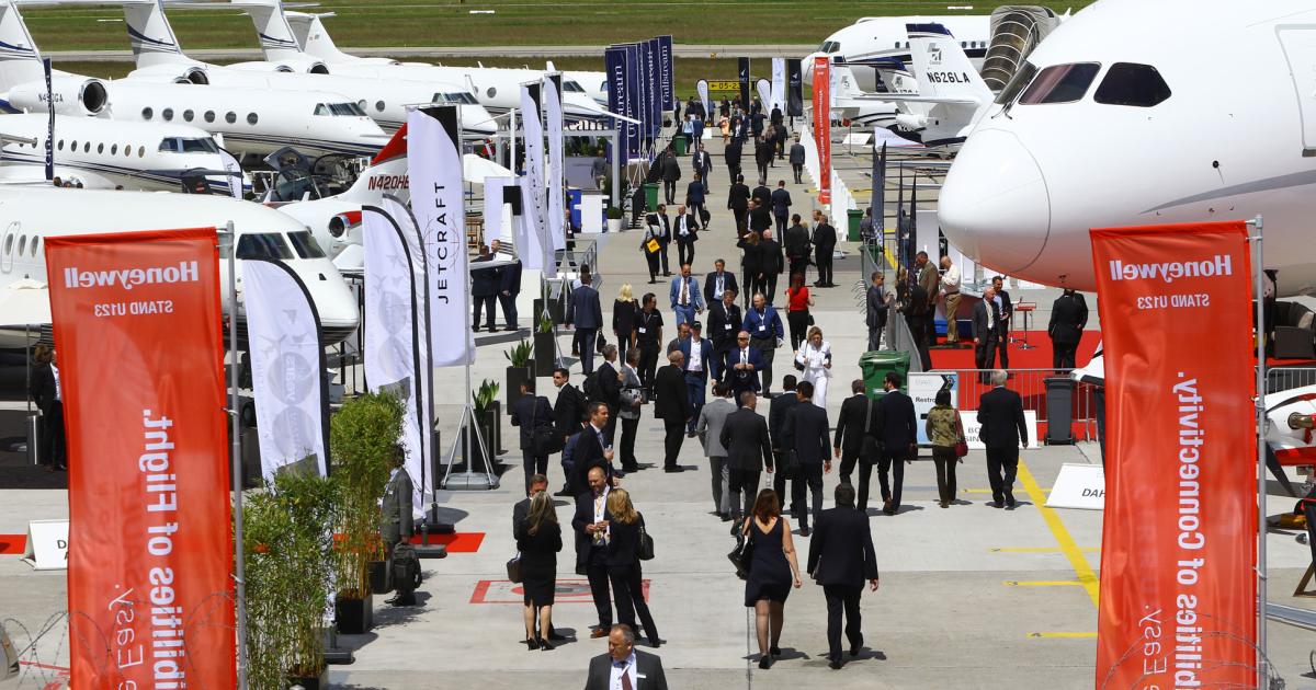 EBACE organizers have booked 58 aircraft for the static display. (Photo: David McIntosh)