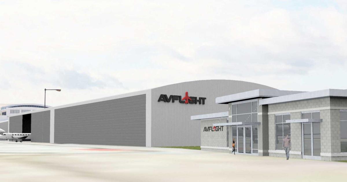 When the project is complete, the Avflight FBO at Pensylvania's state capital Harrisburg International AIrport, will feature a 5,000-sq-ft executive terminal and a 25,000-sq-ft hangar to accommodate the latest ultra-long range offerings from Gulfstream and Bombardier.