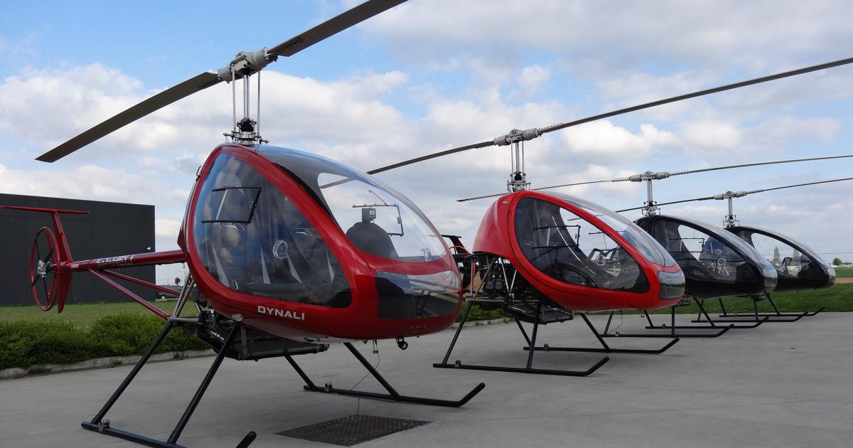 The Dynali H3 helicopter being imported into the U.S. by authorized distributor Hangar 36 will retail for $129,700 and feature the turbocharged Rotax 914 engine and includes aviation lights, but no radio, transponder or GPS. (Photo: Dynali)