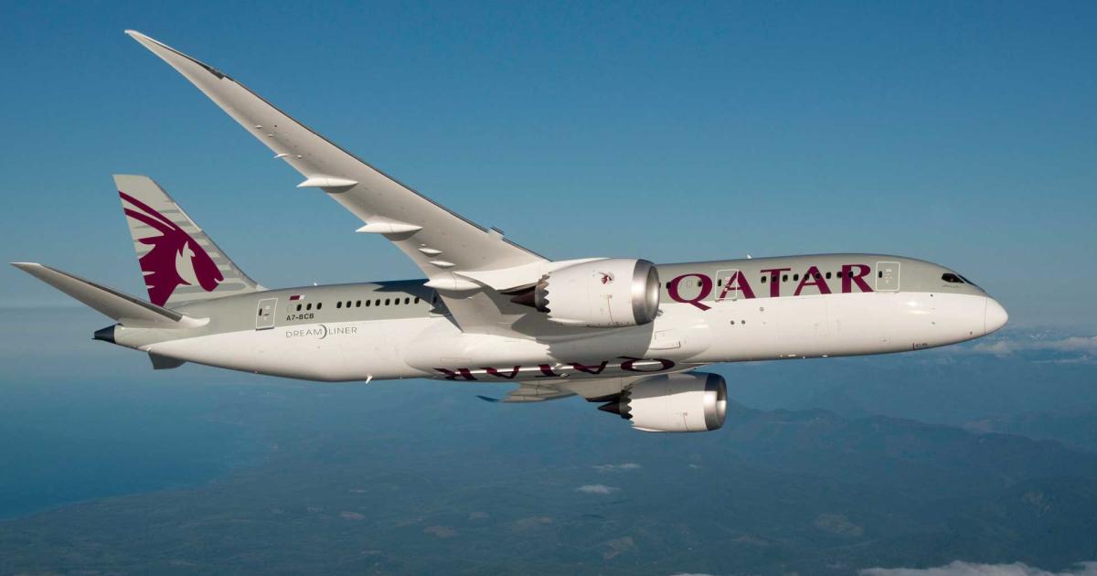 Despite having to make detours around airspace closed due to political tensions, Qatar Airways reports the vast majority of its flights are experiencing little to no delays on departure.