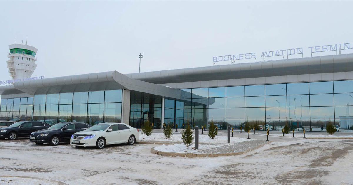 The Business Aviation Terminal at Astana International Airport aims to attract business aviation travelers to the region. (Photo: Mabetex Group)