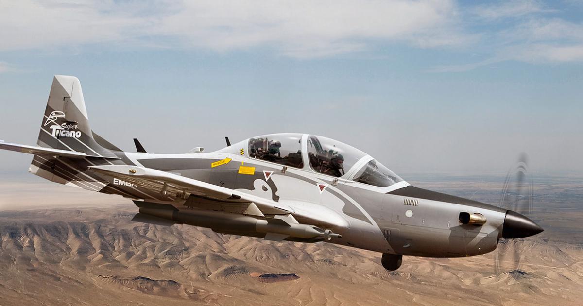 Embraer appears to have secured another customer for the Super Tucano. (Photo: Embraer)