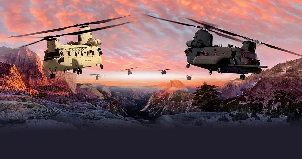 The Army eventually plans to upgrade 542 helicopters to the CH-47F Chinook Block II standard. (Image: Boeing)