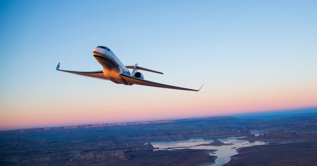 While overall jet deliveries fell 17 percent in the second quarter, Gulfstream had the highest number of orders it has seen in the last six quarters for the G650/650ER. (Photo: Gulfstream Aerospace)