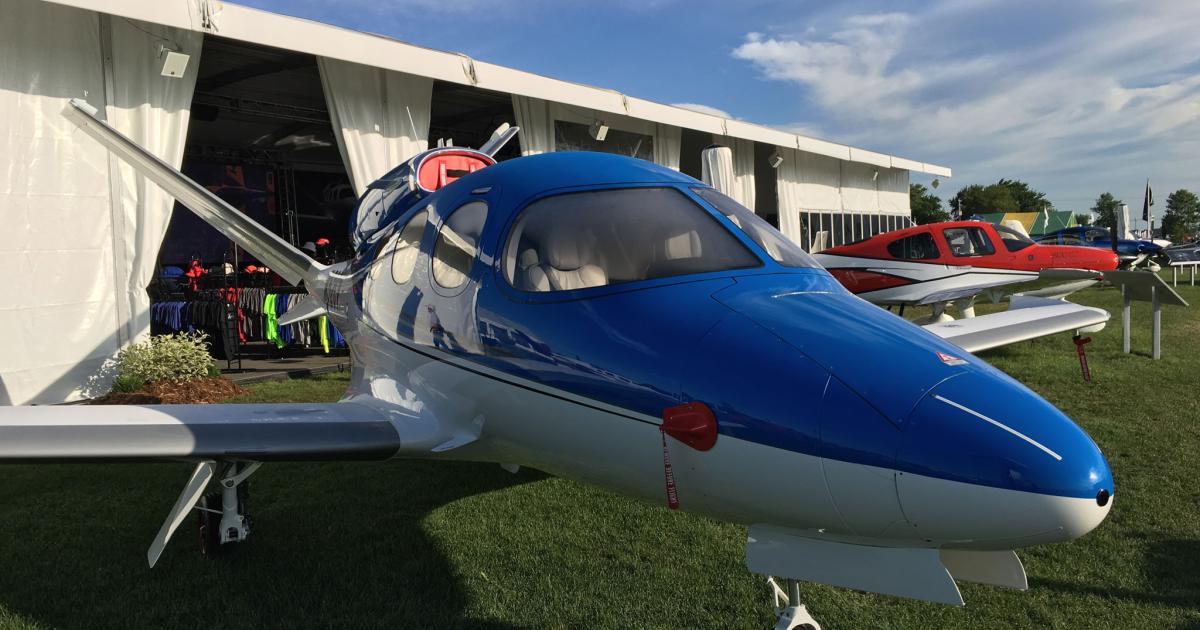 Cirrus has ramped up production of its Vision Jet to one per week. (Photo: Matt Thurber)
