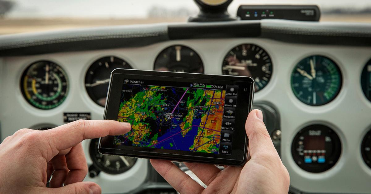 The new GDL 52/51 line is designed to work with the Garmin Pilot iOS and Android apps and certain Garmin avionics and portable displays. (Photo: Garmin)
