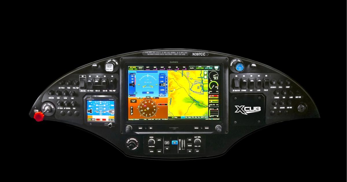 The Garmin 3X Touch system will be available on 2018 XCubs scheduled for delivery in January. (Photo: CubCrafters)