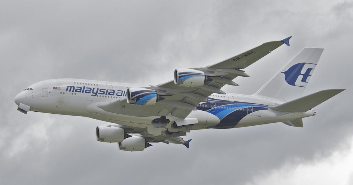 Malaysia Airlines plans to add some 200 seats to its A380s for a new airline dedicated to Hajj and Umrah flights. (Photo: Flickr: <a href="http://creativecommons.org/licenses/by-sa/2.0/" target="_blank">Creative Commons (BY-SA)</a> by <a href="http://flickr.com/people/aero_icarus" target="_blank">Aero Icarus</a>)